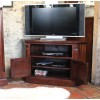 La Roque Mahogany Furniture Corner Television Cabinet